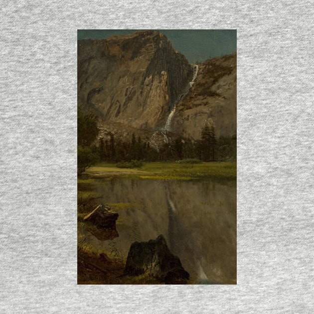 Hetch Hetchy Falls,California by Albert Bierstadt by Classic Art Stall